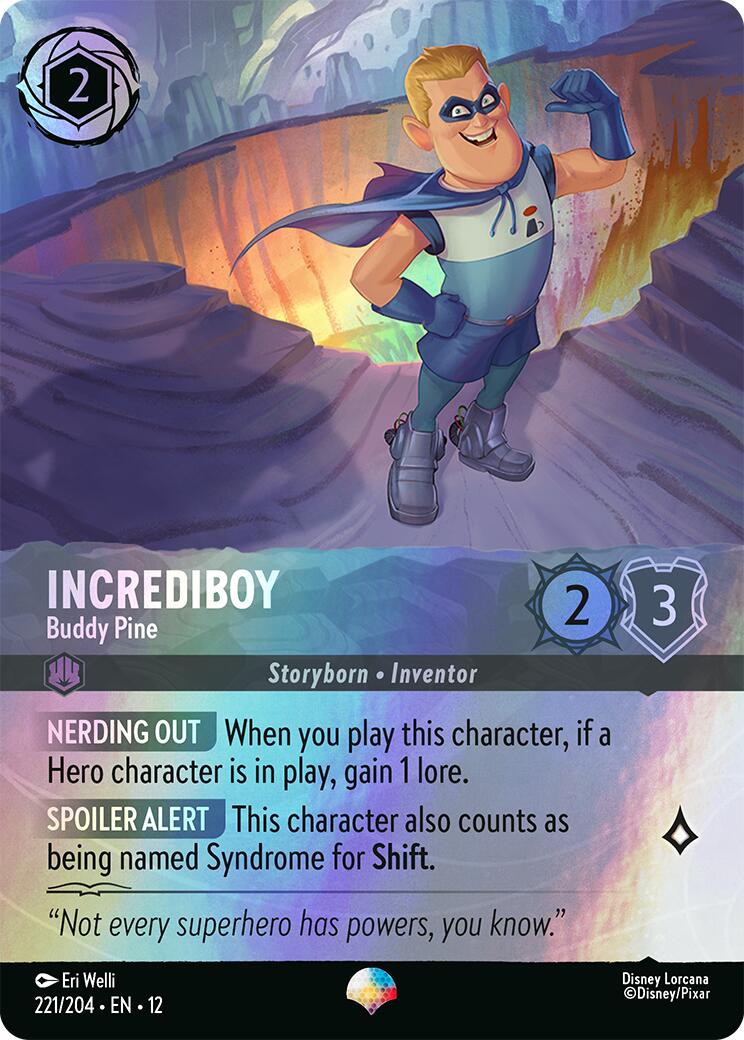 Incrediboy - Buddy Pine (Epic) (221/204) [Wilds Unknown] | Jack's On Queen