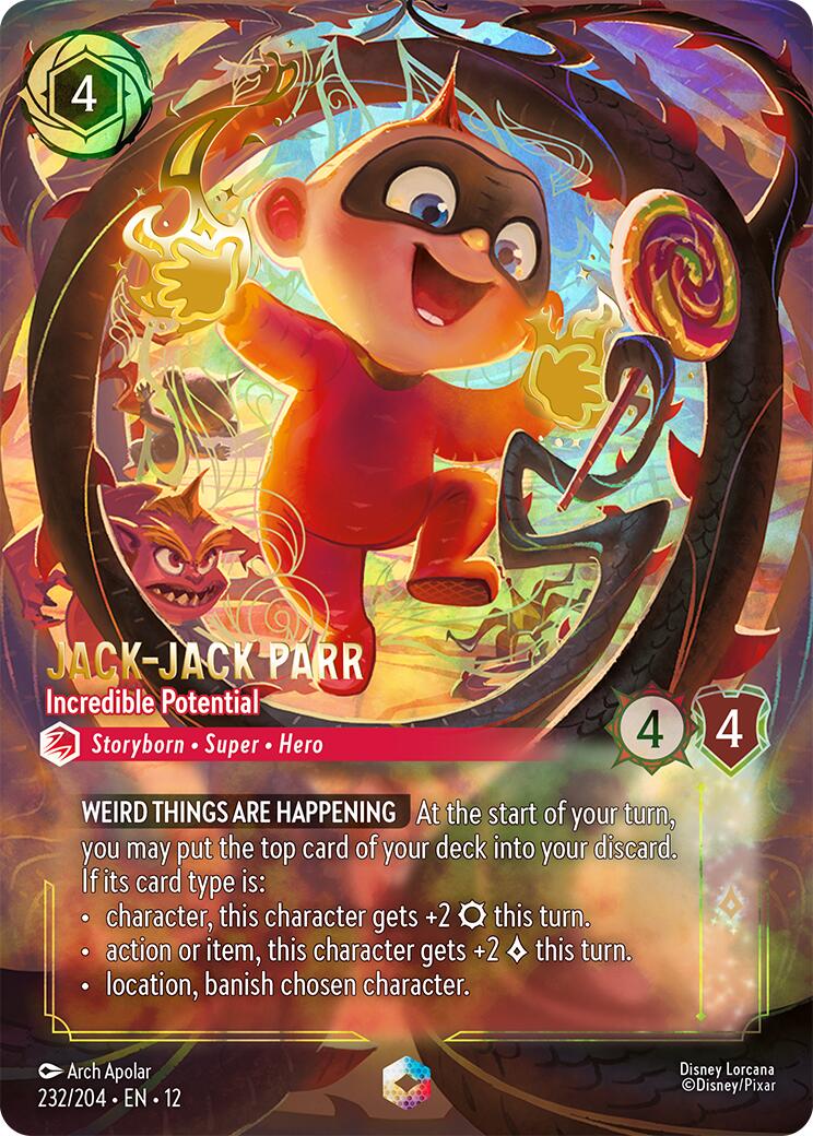 Jack-Jack Parr - Incredible Potential (Enchanted) (232/204) [Wilds Unknown] | Jack's On Queen