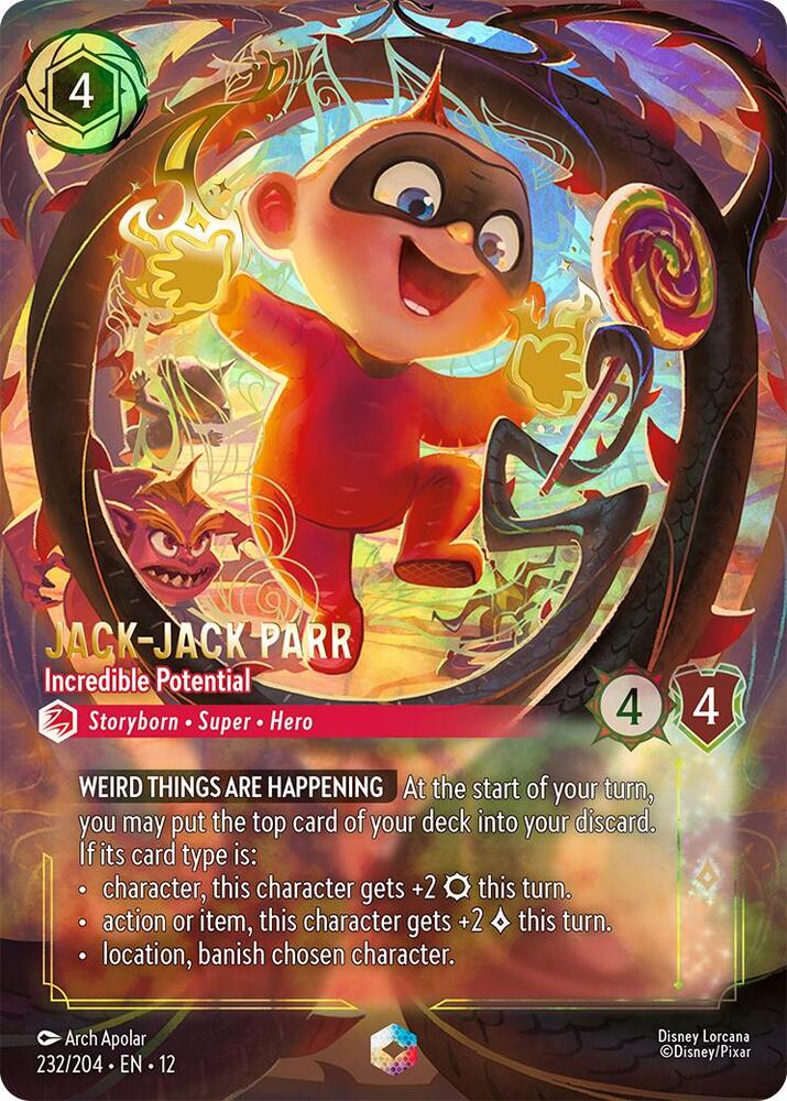 Jack-Jack Parr - Incredible Potential (Enchanted) (232/204) [Wilds Unknown] | Jack's On Queen