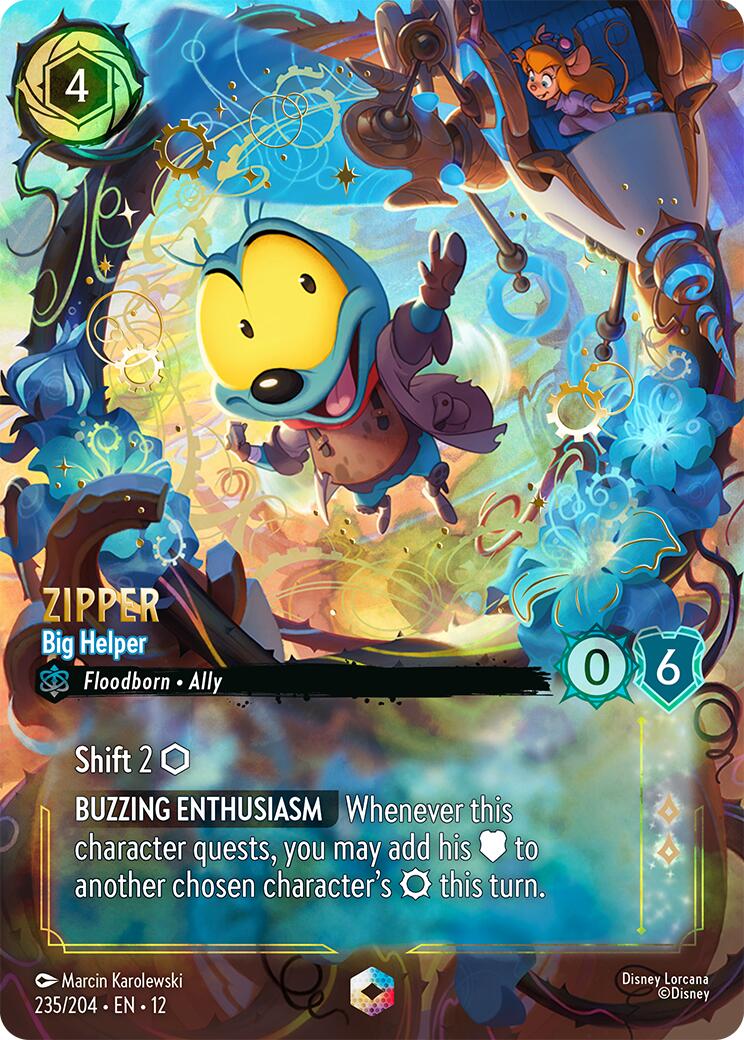 Zipper - Big Helper (Enchanted) (235/204) [Wilds Unknown] | Jack's On Queen