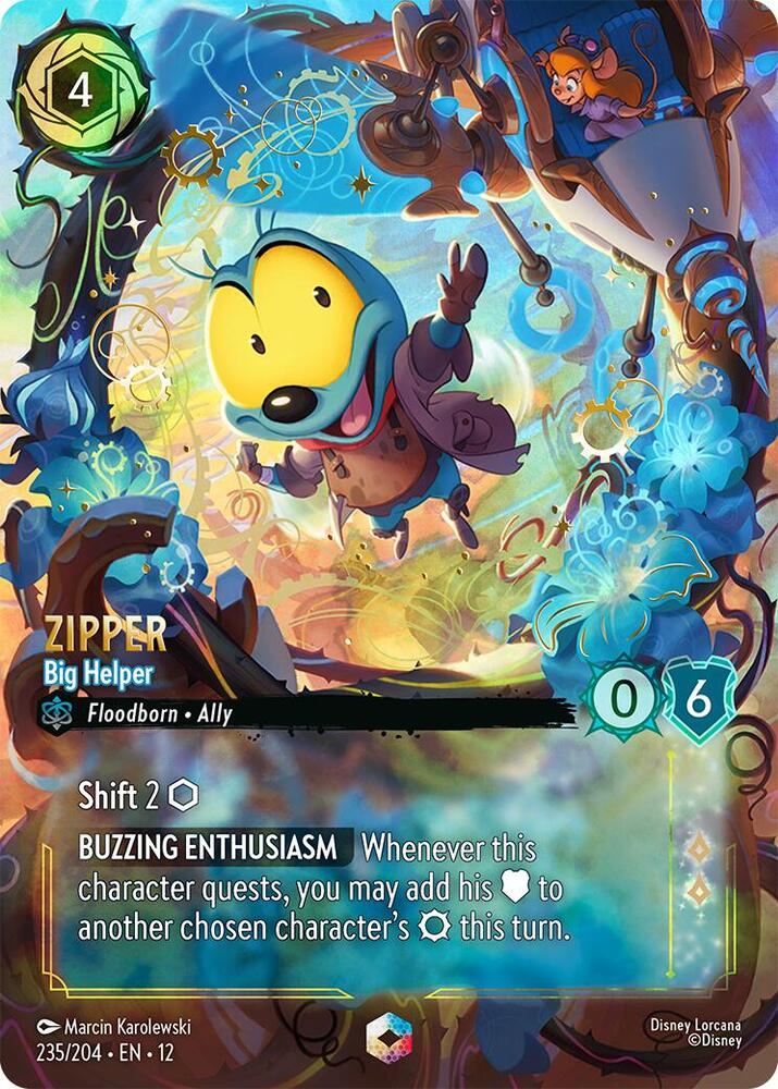 Zipper - Big Helper (Enchanted) (235/204) [Wilds Unknown] | Jack's On Queen
