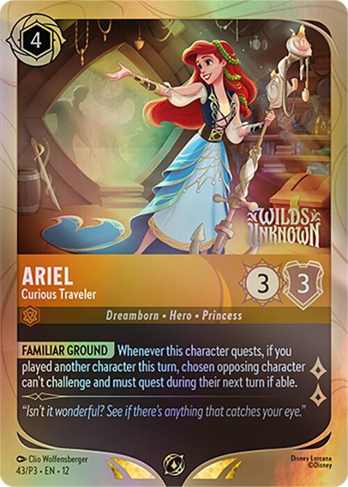 Ariel - Curious Traveler (43) [Disney Lorcana Promo Cards] | Jack's On Queen