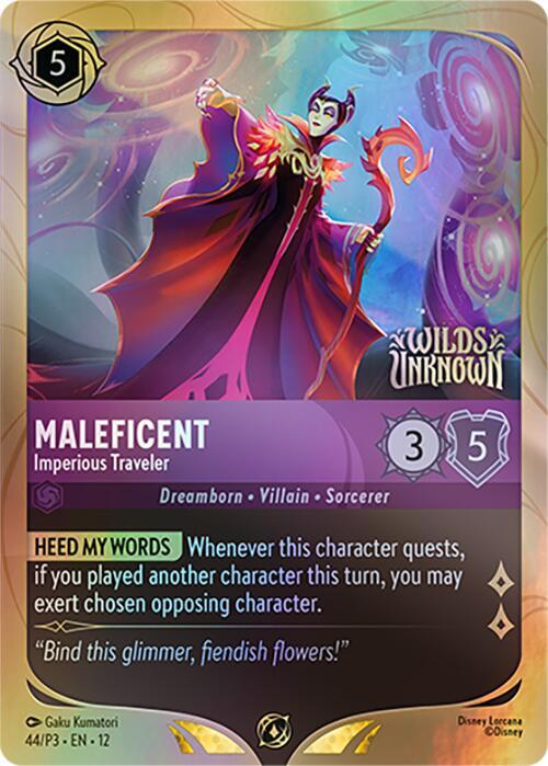 Maleficent - Imperious Traveler (44) [Disney Lorcana Promo Cards] | Jack's On Queen
