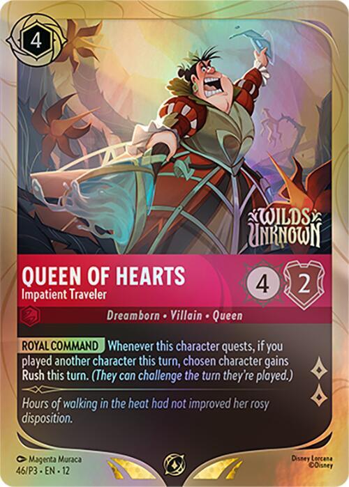 Queen of Hearts - Impatient Traveler (46) [Disney Lorcana Promo Cards] | Jack's On Queen