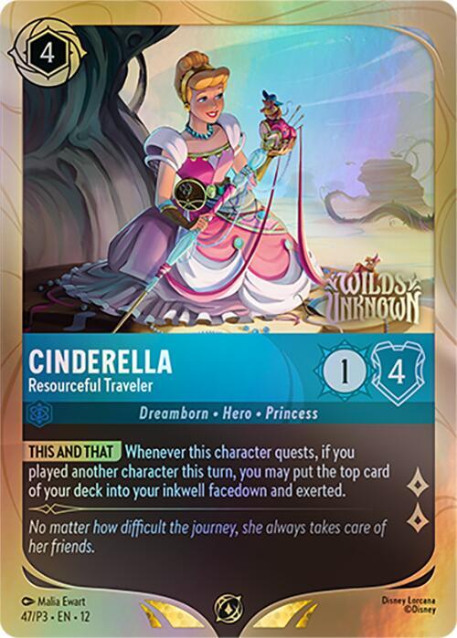 Cinderella - Resourceful Traveler (47) [Disney Lorcana Promo Cards] | Jack's On Queen