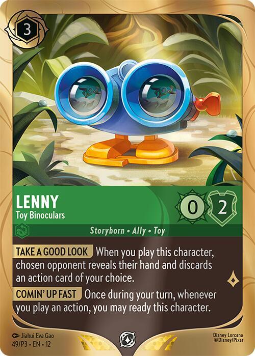 Lenny - Toy Binoculars (49) [Disney Lorcana Promo Cards] | Jack's On Queen