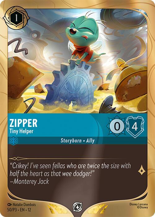 Zipper - Tiny Helper (50) [Disney Lorcana Promo Cards] | Jack's On Queen