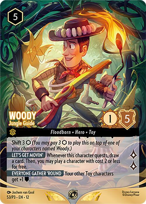 Woody - Jungle Guide (Store Championship Participant) (53) [Disney Lorcana Promo Cards] | Jack's On Queen