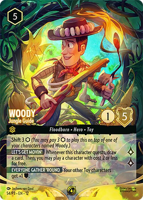 Woody - Jungle Guide (Store Championship) (54) [Disney Lorcana Promo Cards] | Jack's On Queen