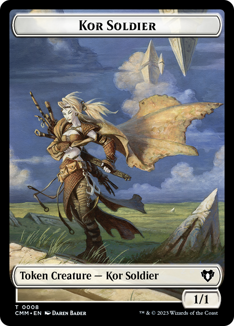 Kor Soldier Token [Commander Masters Tokens] | Jack's On Queen