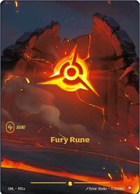 Fury Rune (R01a) (R01a) [Unleashed] | Jack's On Queen