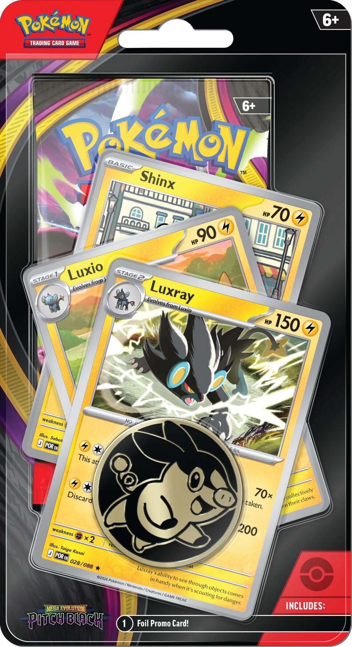 Mega Evolution: Pitch Black - Premium Checklane Blister [Luxray Line] | Jack's On Queen