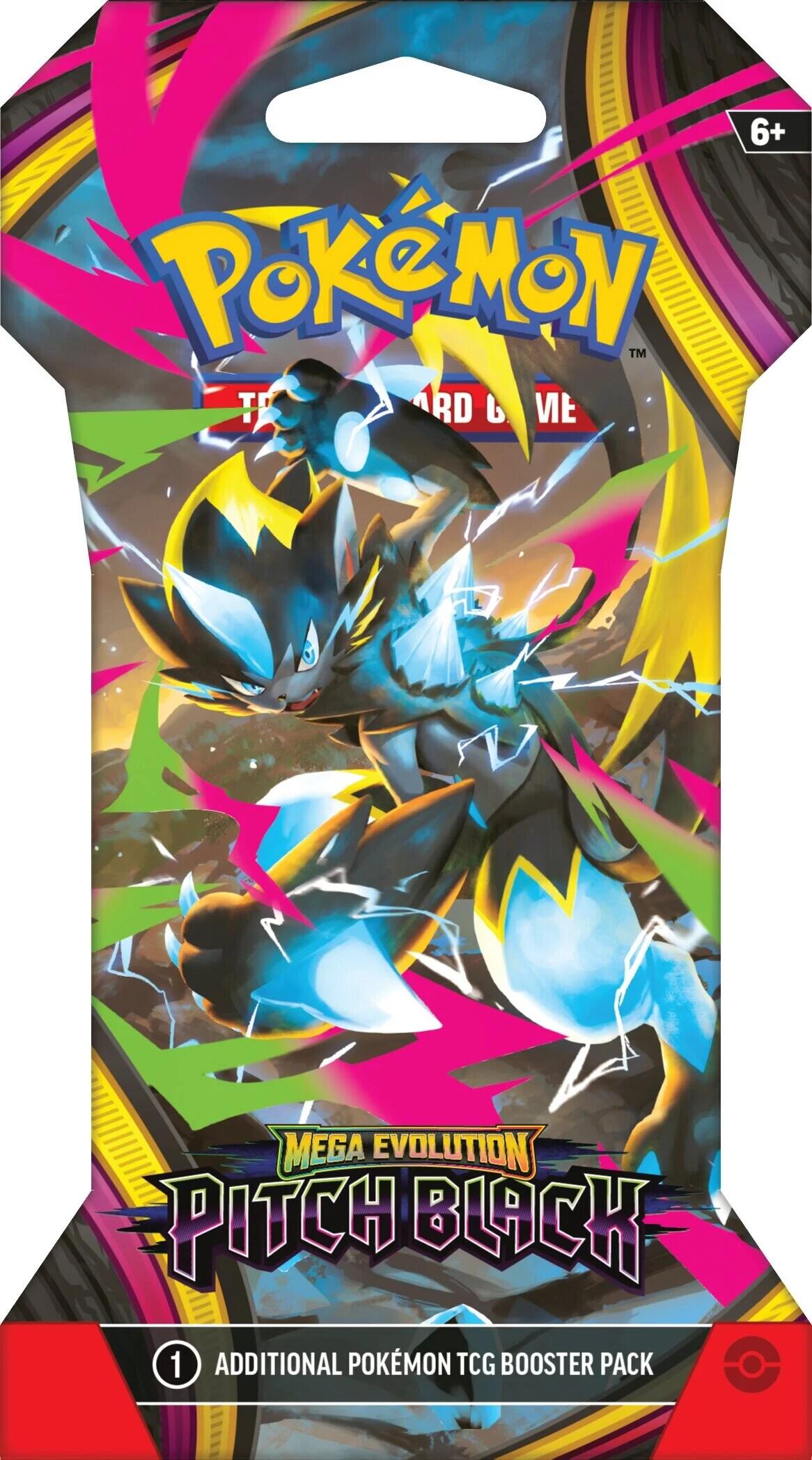 Mega Evolution: Pitch Black - Sleeved Booster Pack | Jack's On Queen