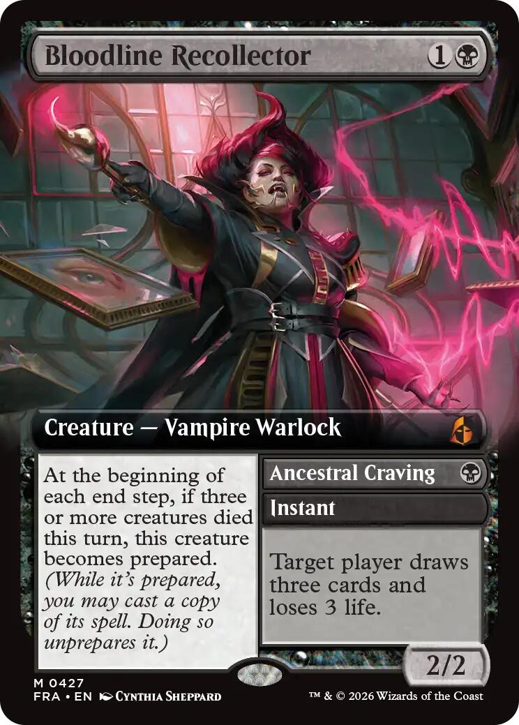 Bloodline Recollector (Extended Art) [Reality Fracture] | Jack's On Queen