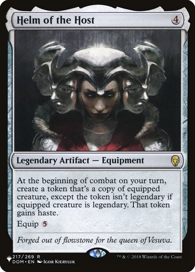 Helm of the Host [The List] | Jack's On Queen