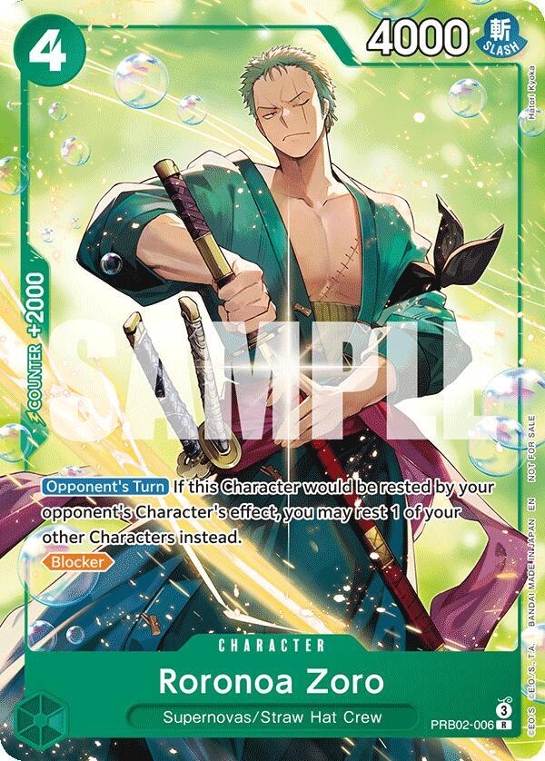 Roronoa Zoro (Welcome Pack 2026 Vol.1) (PRB02-006) [One Piece Promotion Cards] | Jack's On Queen