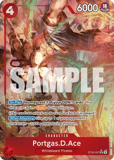 Portgas.D.Ace (007) (Parallel) (ST30-007) [Starter Deck EX: Luffy & Ace] | Jack's On Queen