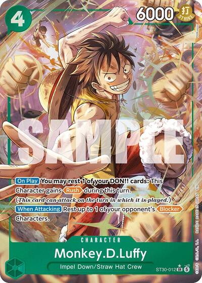 Monkey.D.Luffy (Parallel) (ST30-012) [Starter Deck EX: Luffy & Ace] | Jack's On Queen