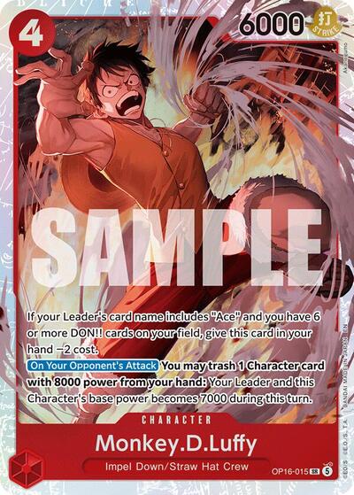 Monkey.D.Luffy (OP16-015) [The Time of Battle] | Jack's On Queen