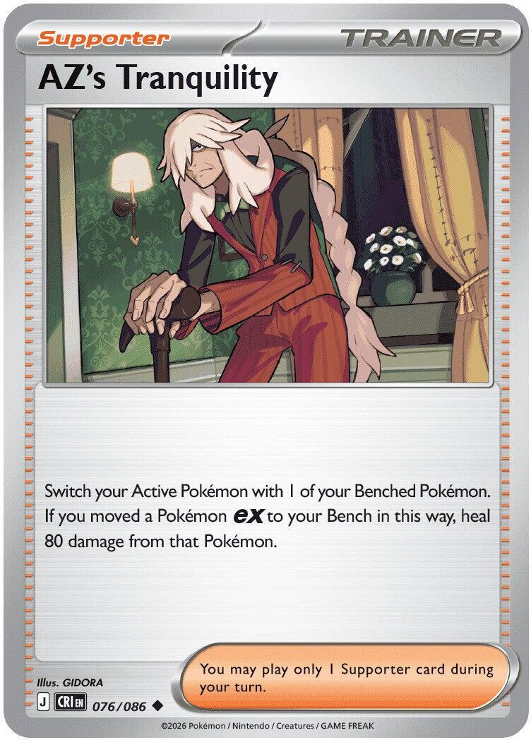 AZ's Tranquility (076/086) [Mega Evolution: Chaos Rising] | Jack's On Queen
