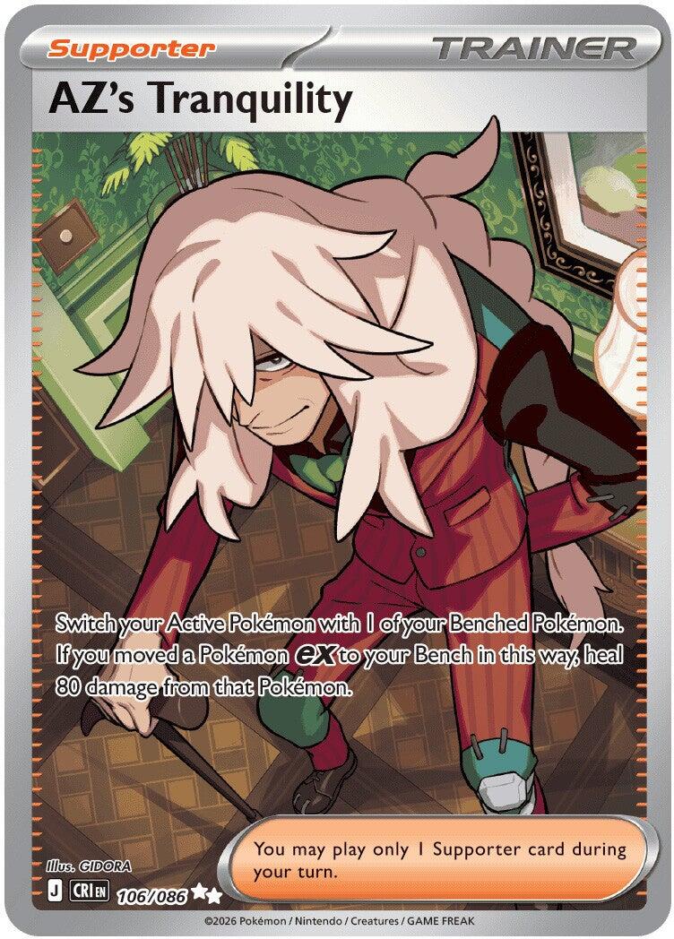 AZ's Tranquility (106/086) [Mega Evolution: Chaos Rising] | Jack's On Queen