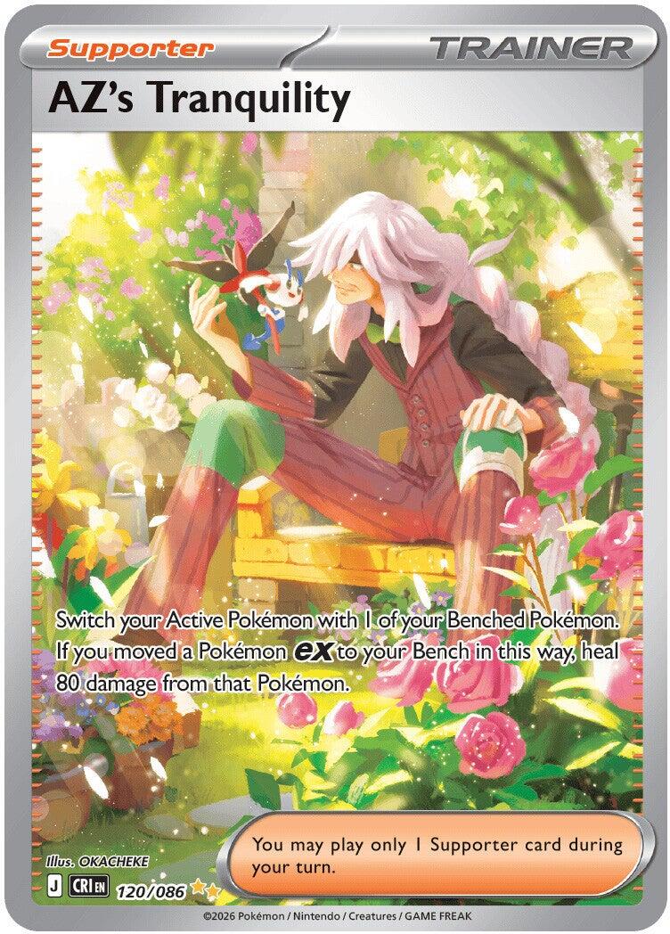 AZ's Tranquility (120/086) [Mega Evolution: Chaos Rising] | Jack's On Queen