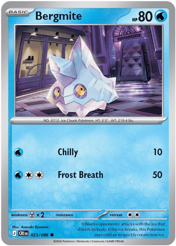 Bergmite (023/086) [Mega Evolution: Chaos Rising] | Jack's On Queen