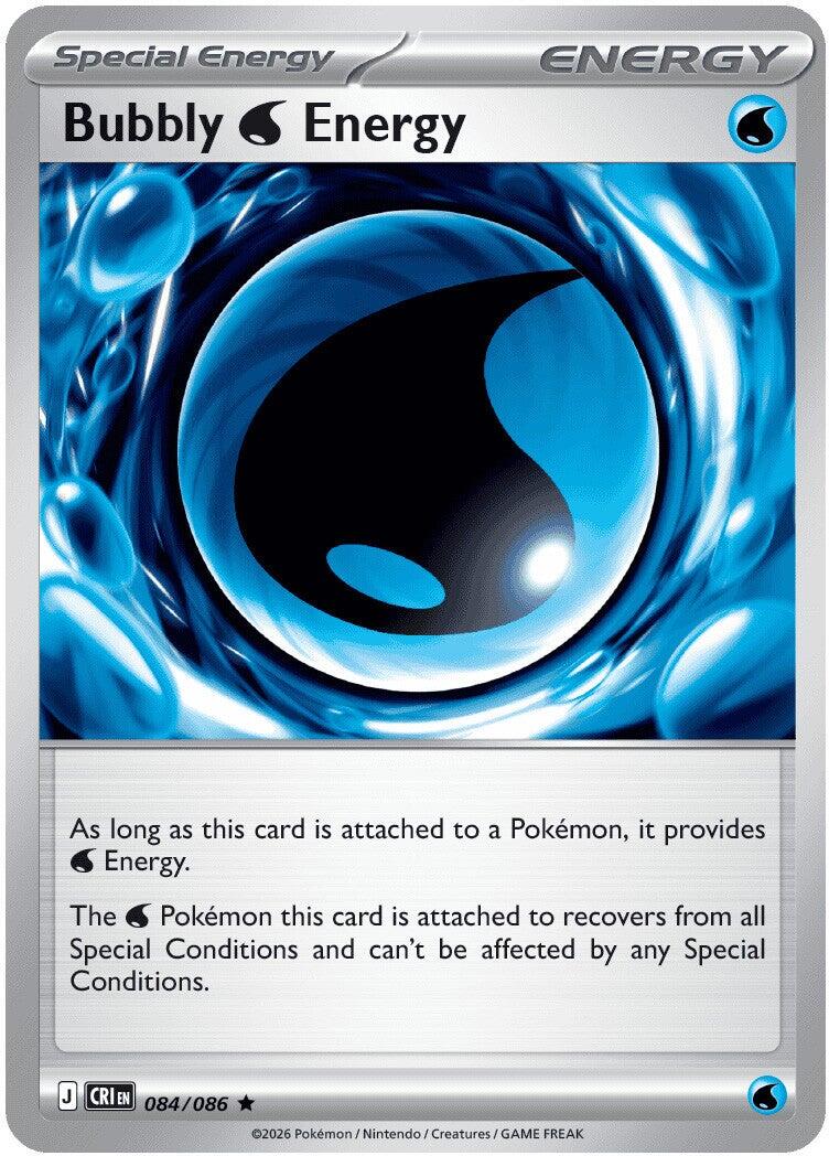 Bubbly W Energy (084/086) [Mega Evolution: Chaos Rising] | Jack's On Queen