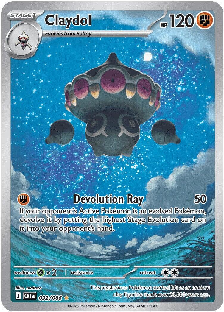 Claydol (092/086) [Mega Evolution: Chaos Rising] | Jack's On Queen