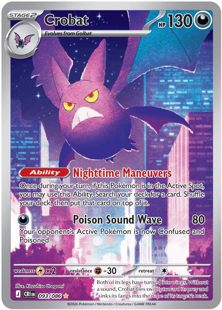 Crobat (093/086) [Mega Evolution: Chaos Rising] | Jack's On Queen