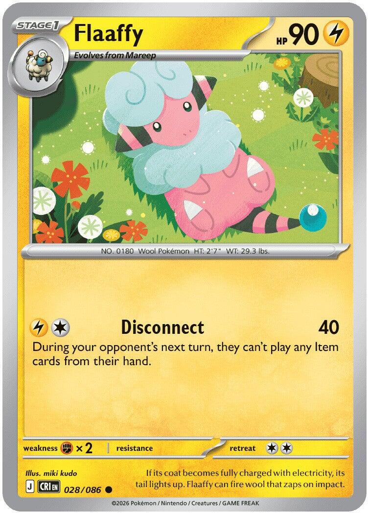 Flaaffy (028/086) [Mega Evolution: Chaos Rising] | Jack's On Queen