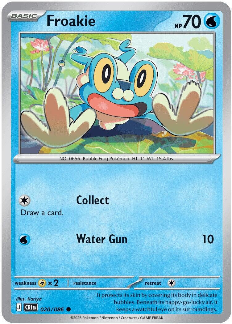 Froakie (020/086) [Mega Evolution: Chaos Rising] | Jack's On Queen