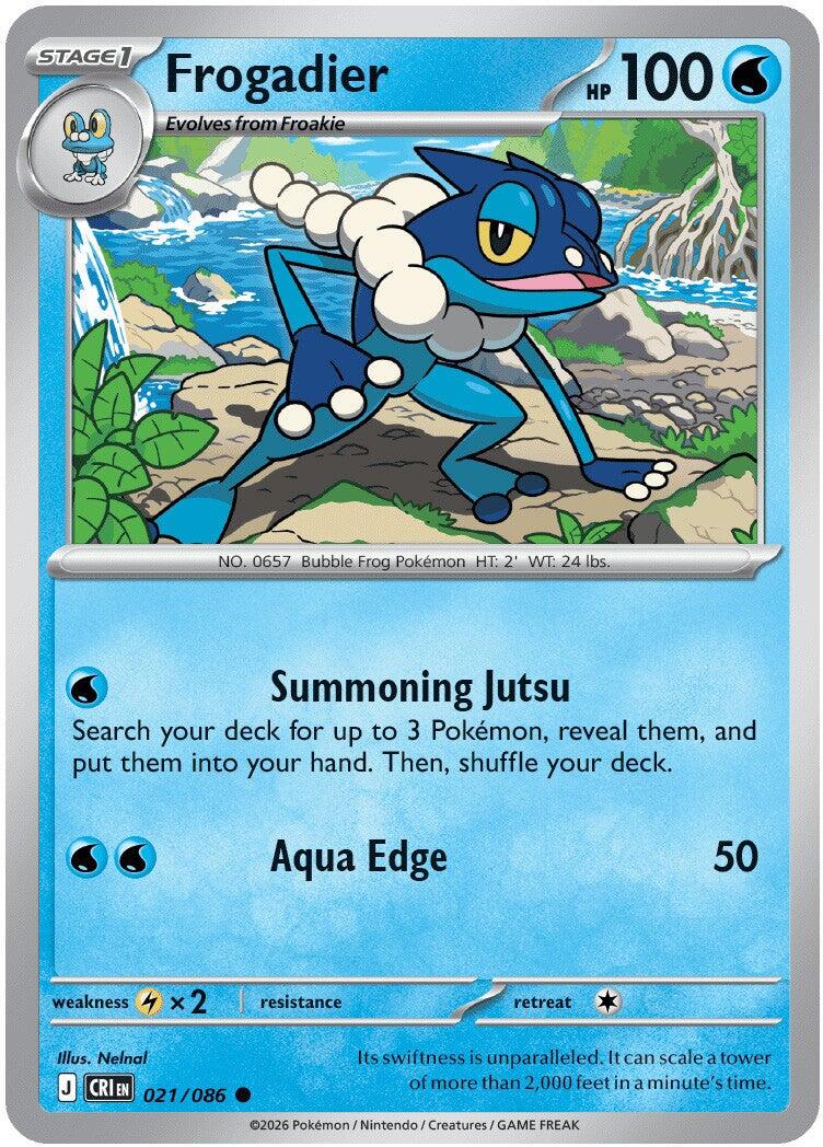 Frogadier (021/086) [Mega Evolution: Chaos Rising] | Jack's On Queen