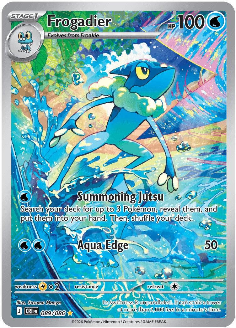 Frogadier (089/086) [Mega Evolution: Chaos Rising] | Jack's On Queen