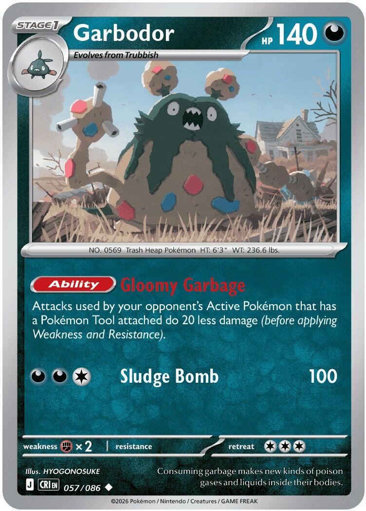 Garbodor (057/086) [Mega Evolution: Chaos Rising] | Jack's On Queen