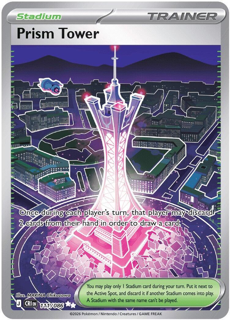 Prism Tower (111/086) [Mega Evolution: Chaos Rising] | Jack's On Queen
