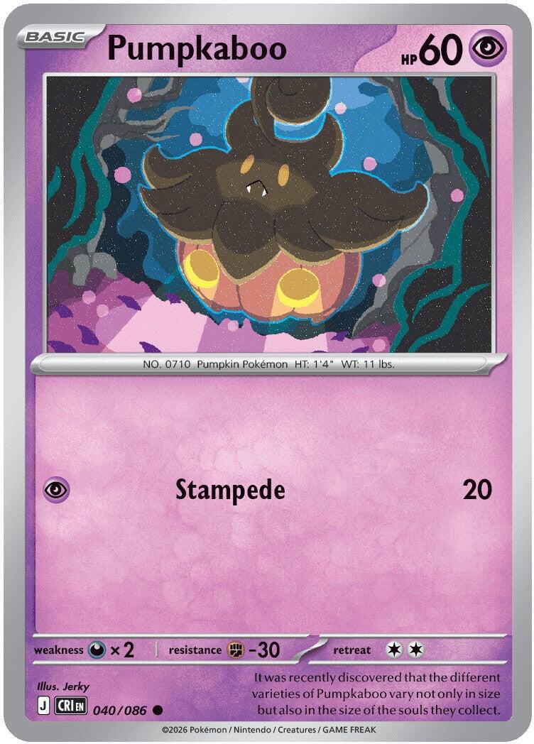 Pumpkaboo (040/086) [Mega Evolution: Chaos Rising] | Jack's On Queen