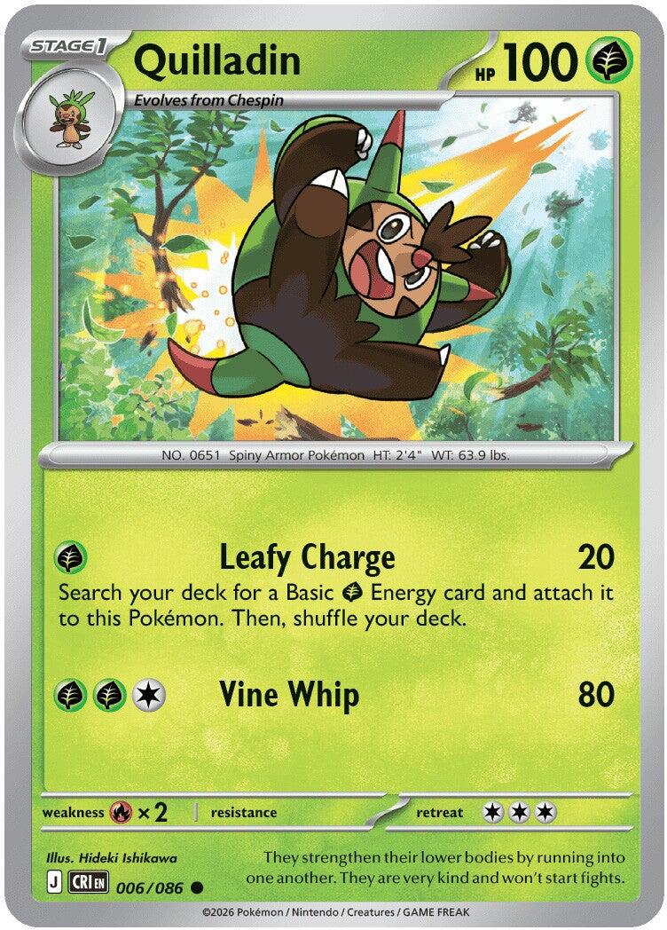 Quilladin (006/086) [Mega Evolution: Chaos Rising] | Jack's On Queen