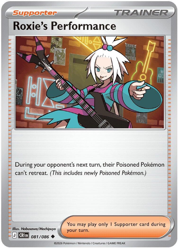 Roxie's Performance (081/086) [Mega Evolution: Chaos Rising] | Jack's On Queen