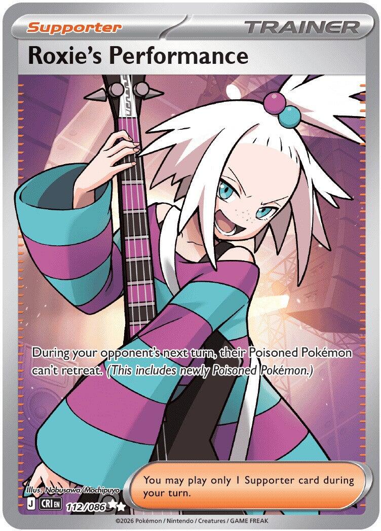 Roxie's Performance (112/086) [Mega Evolution: Chaos Rising] | Jack's On Queen