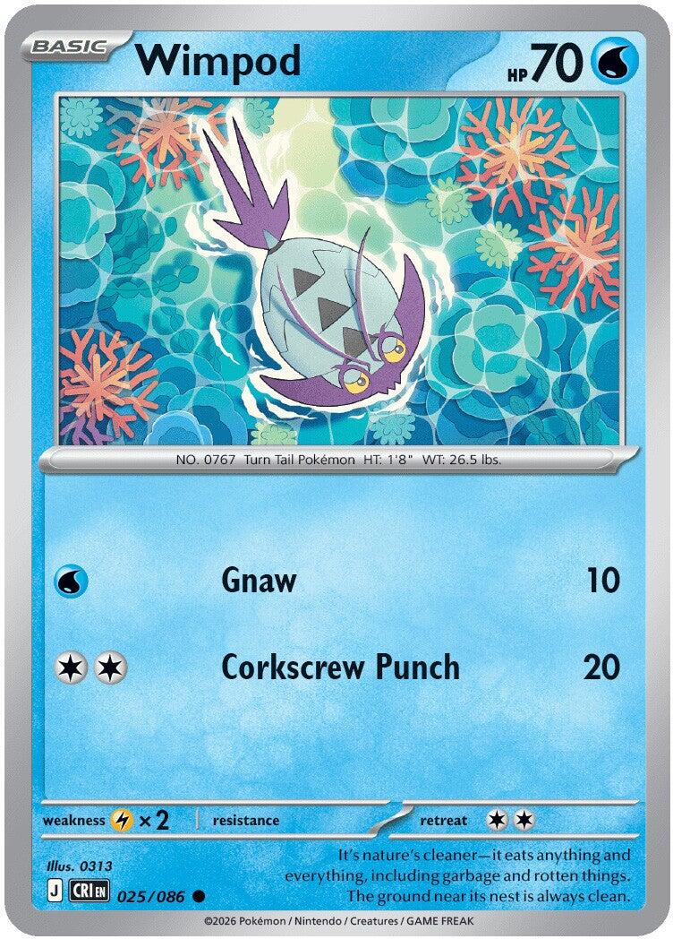 Wimpod (025/086) [Mega Evolution: Chaos Rising] | Jack's On Queen