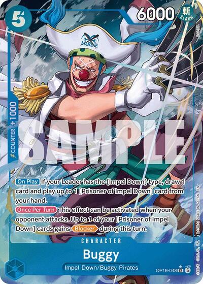 Buggy (048) (Alternate Art) (OP16-048) [The Time of Battle] | Jack's On Queen