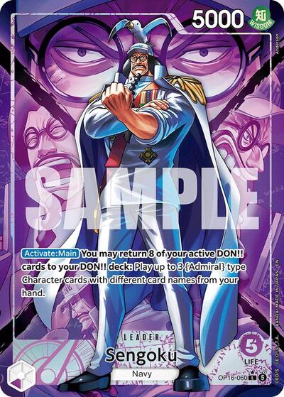 Sengoku (060) (Alternate Art) (OP16-060) [The Time of Battle] | Jack's On Queen