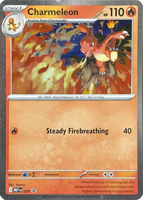 Charmeleon (079) (Cosmos Holo) [Mega Evolution Promo] | Jack's On Queen