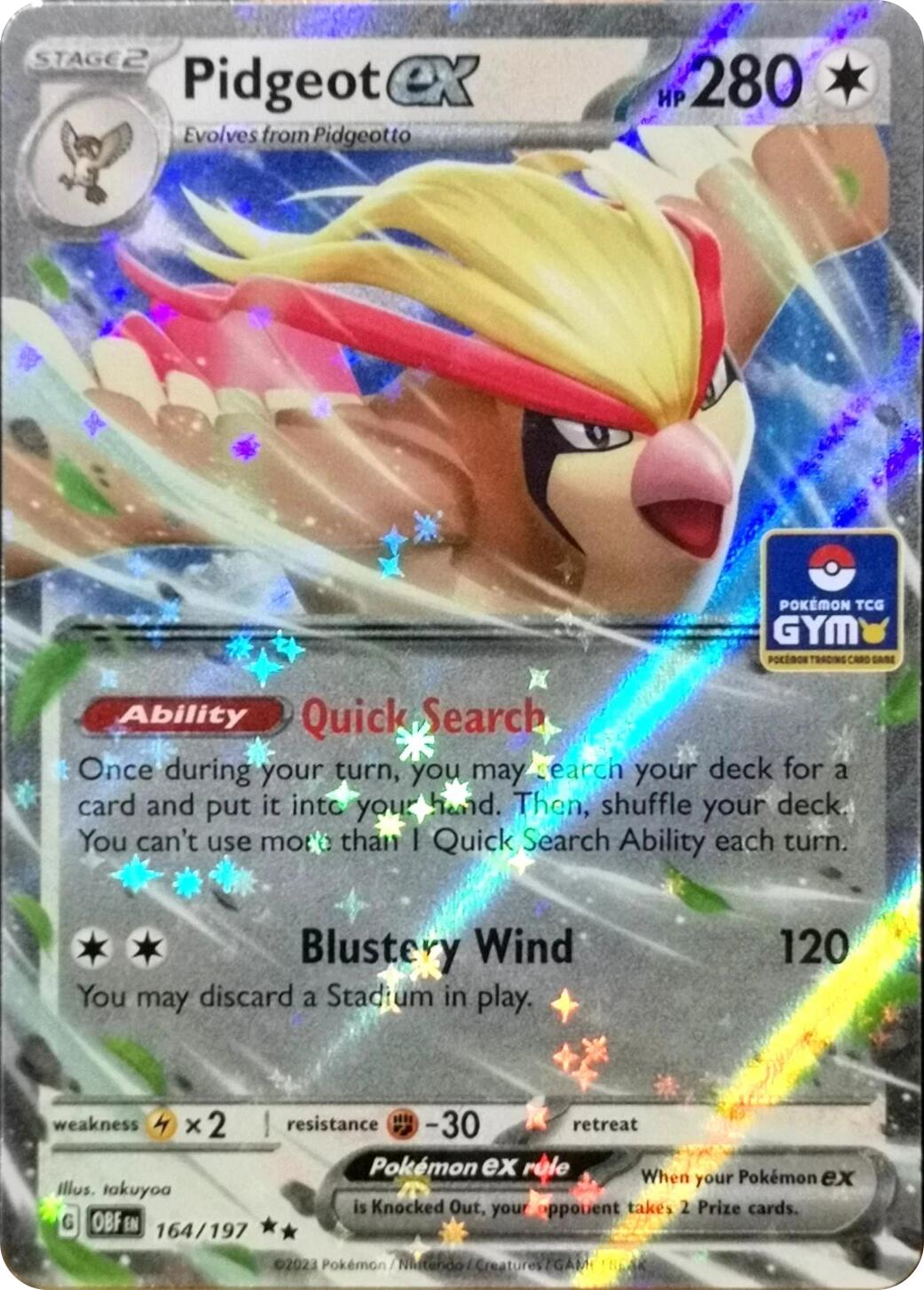 Pidgeot ex (164/197) [Miscellaneous Cards] | Jack's On Queen
