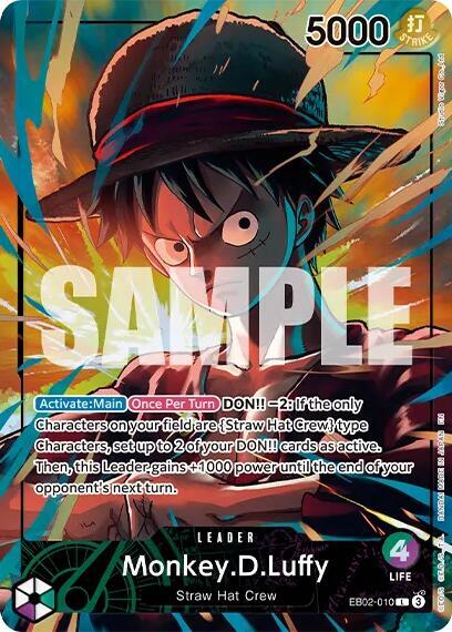 Monkey.D.Luffy (Official Playmat Limited Edition Vol.5) (EB02-010) [One Piece Promotion Cards] | Jack's On Queen