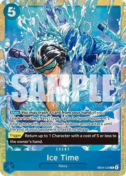 Ice Time (Premium Card Collection -Best Selection Vol. 6-) (EB04-028) [One Piece Promotion Cards] | Jack's On Queen