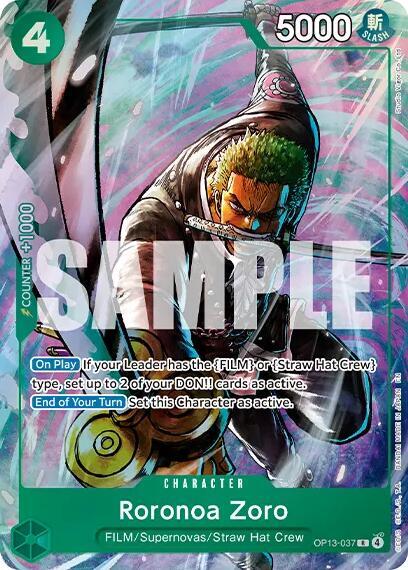 Roronoa Zoro (Premium Card Collection -Best Selection Vol. 6-) (OP13-037) [One Piece Promotion Cards] | Jack's On Queen