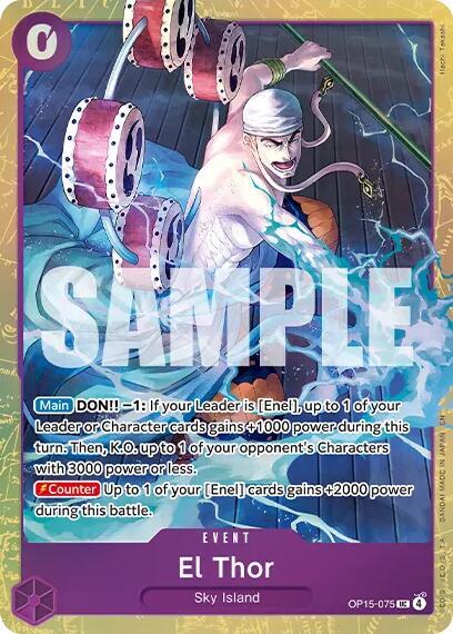 El Thor (Premium Card Collection -Best Selection Vol. 6-) (OP15-075) [One Piece Promotion Cards] | Jack's On Queen