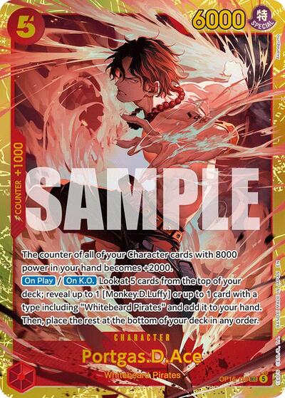 Portgas.D.Ace (118) (OP16-118) [The Time of Battle] | Jack's On Queen